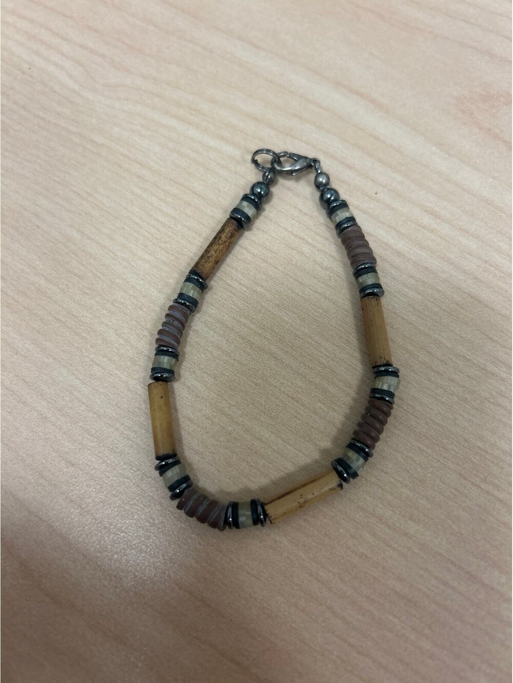 Boho Wood / Bamboo Bracelet or Anklet